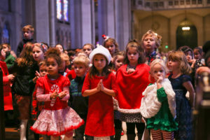 The children of Grace at the Christmas Pageant 