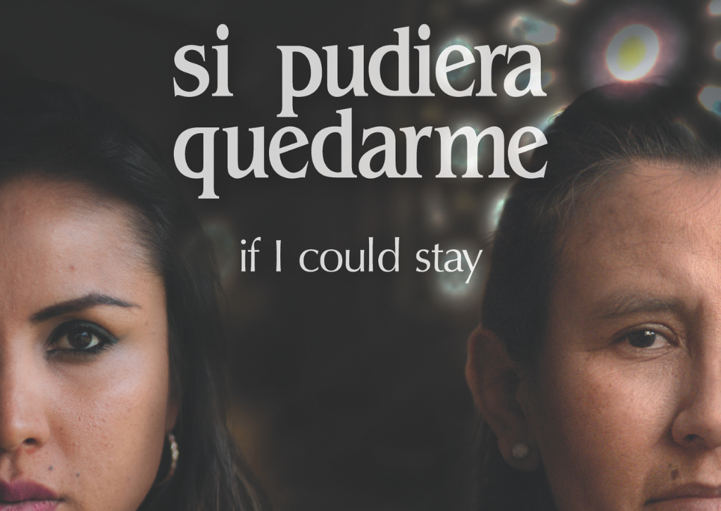 Movie poster for "si pudiera quedarme" or "if I could stay"